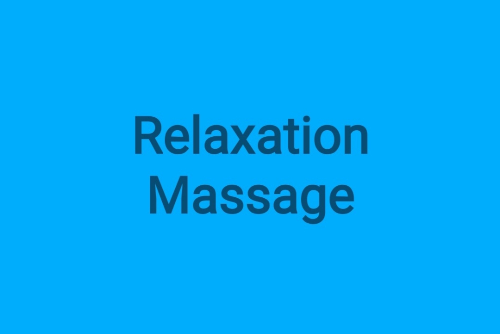 Relaxation Massage