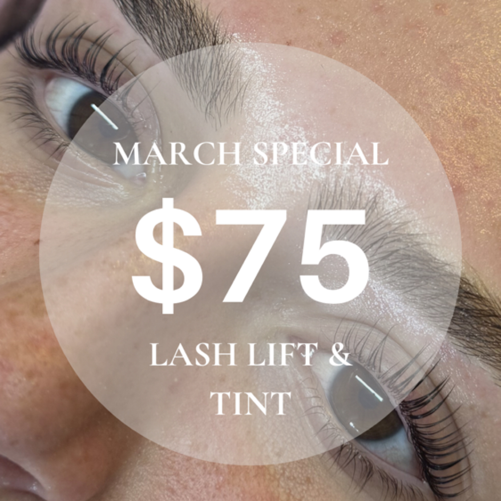 March Lash Lift Special at Halo & Harp Aesthetics in Kingston Springs, TN