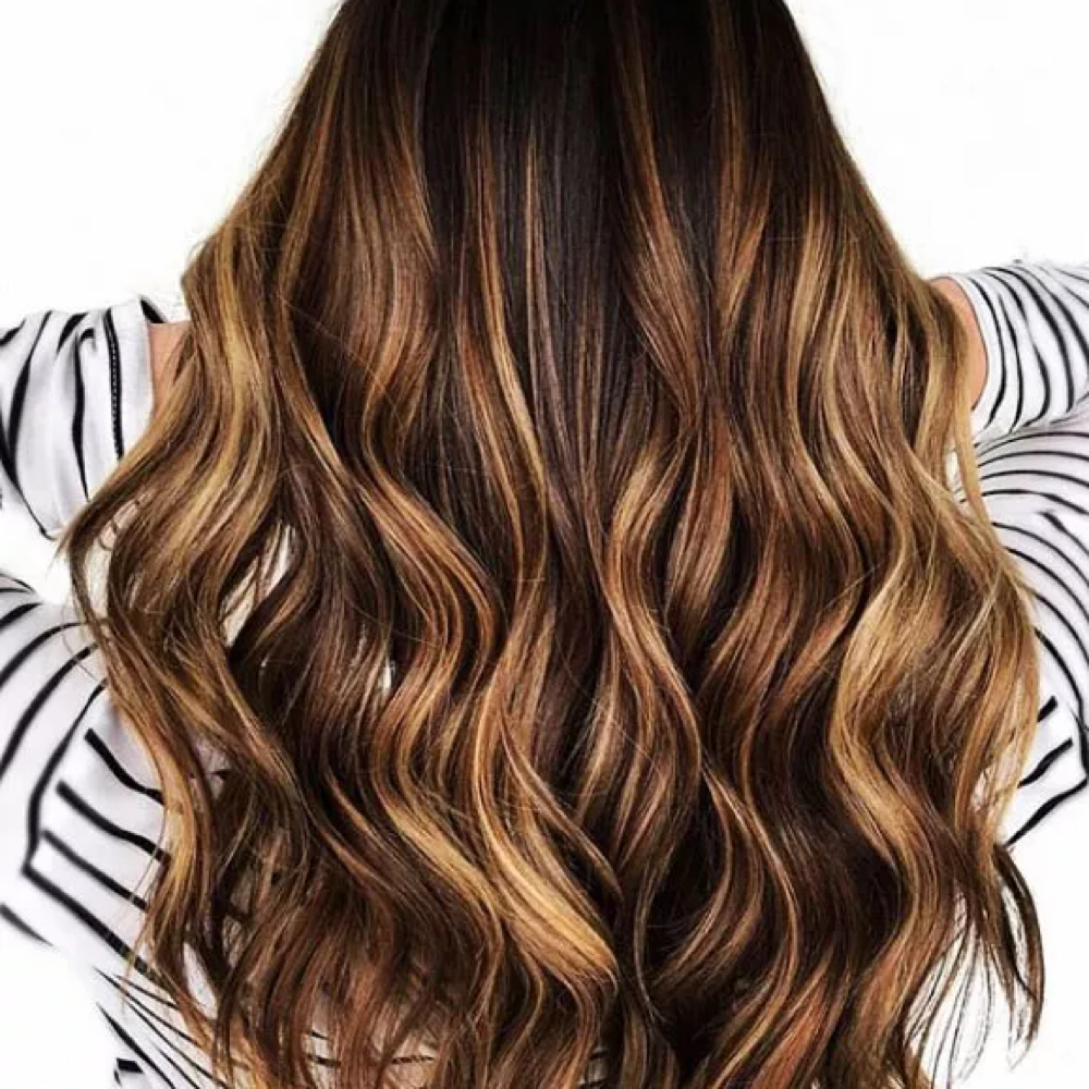 Color, Full Highlight, Blowdry at Halo Hair Studio in Parkton, MD
