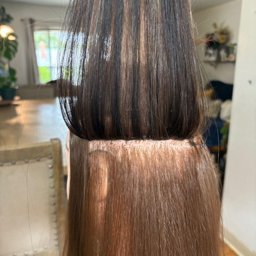 Weft Move Up (2 Rows) at Monica Busch Beauty in Reno, NV