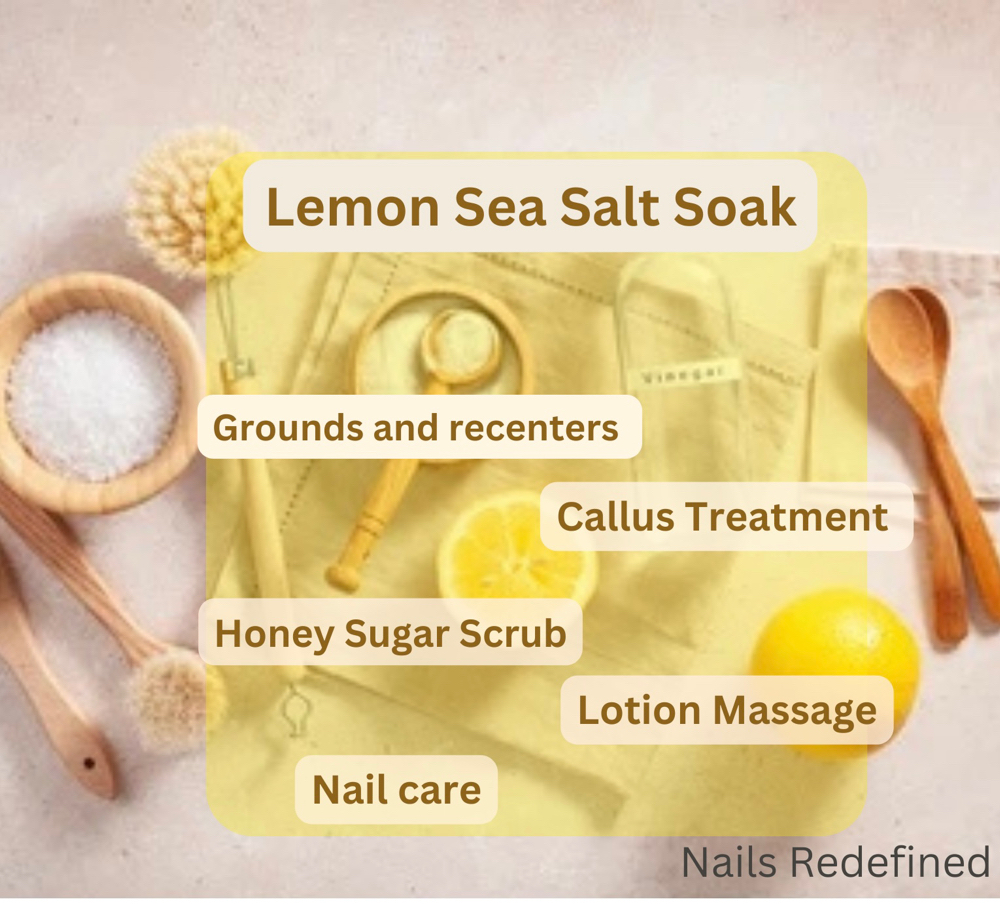 Lemon Sea Salt Pedicure