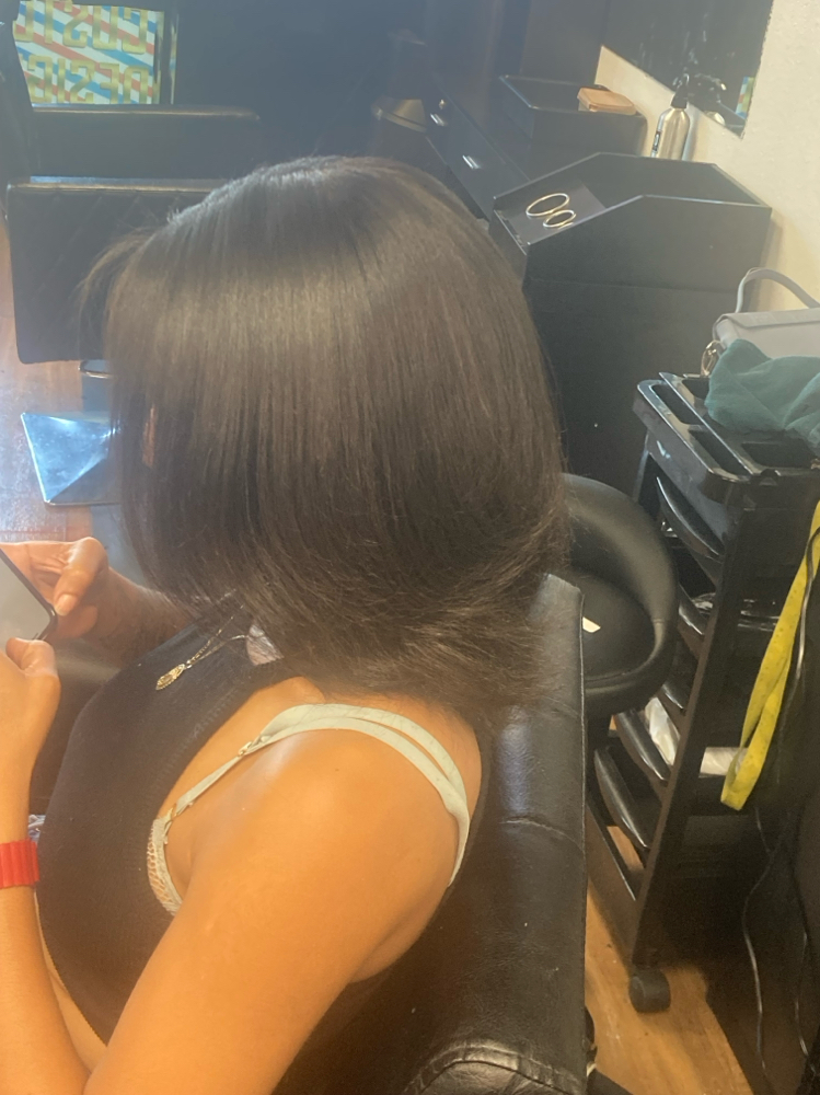 Silk Press at Kharyzma Beauty in Sacramento, CA