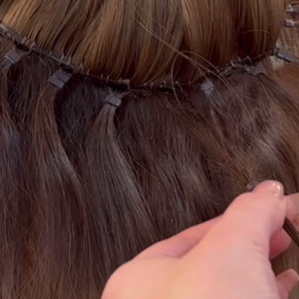 Beaded Sew-in Maintenance at Crystals Beauty Haven in Johnston, RI
