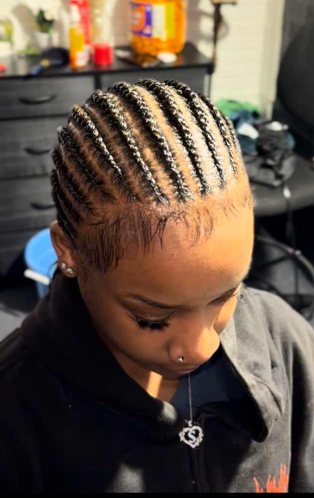 FEED -IN CORNROW BRAIDS