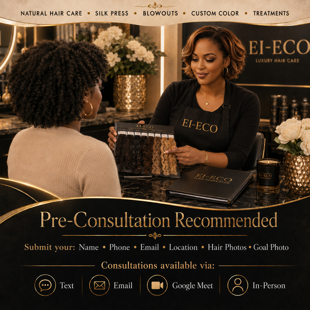 Natural Hair Consultation at EI-ECO in Las Vegas, NV