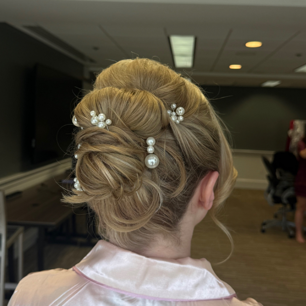 Bridal Updo at Kismet in Providence, RI
