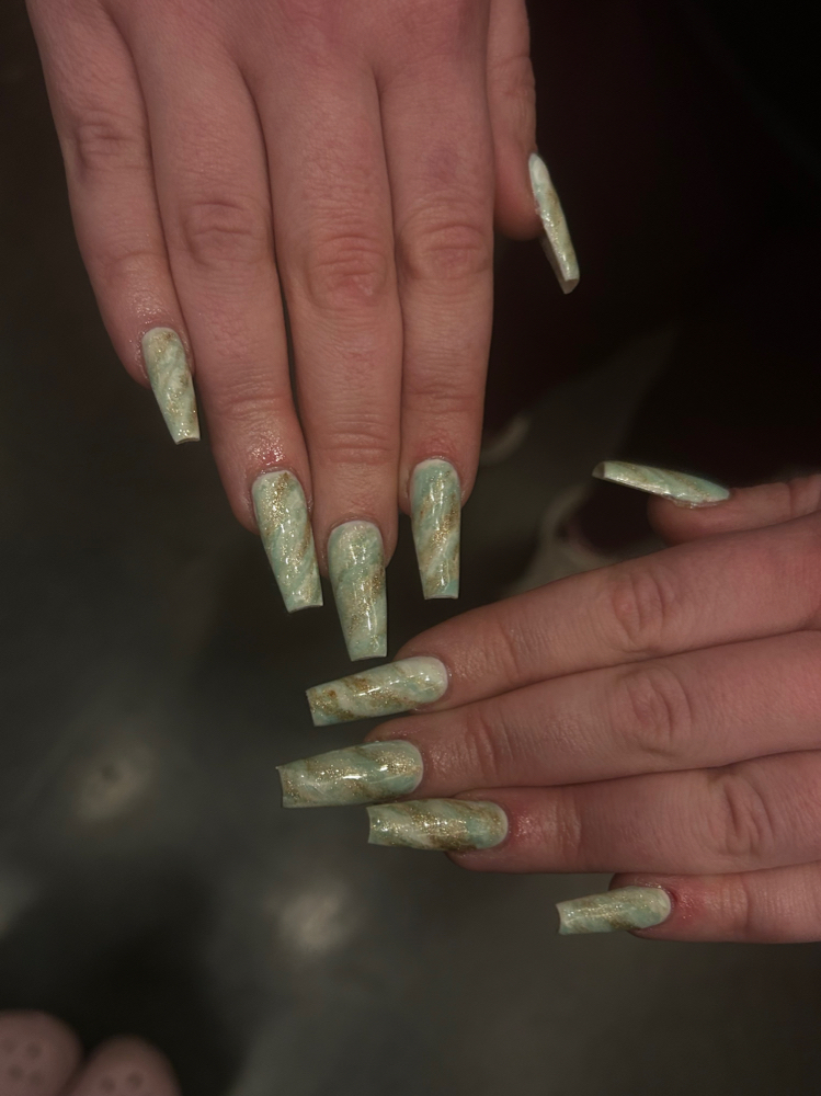 Gel X/ polygel long set