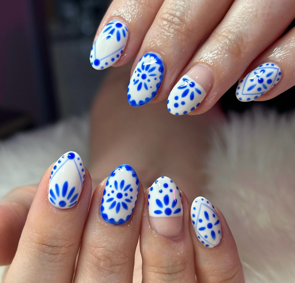 Luminary With Nail Art