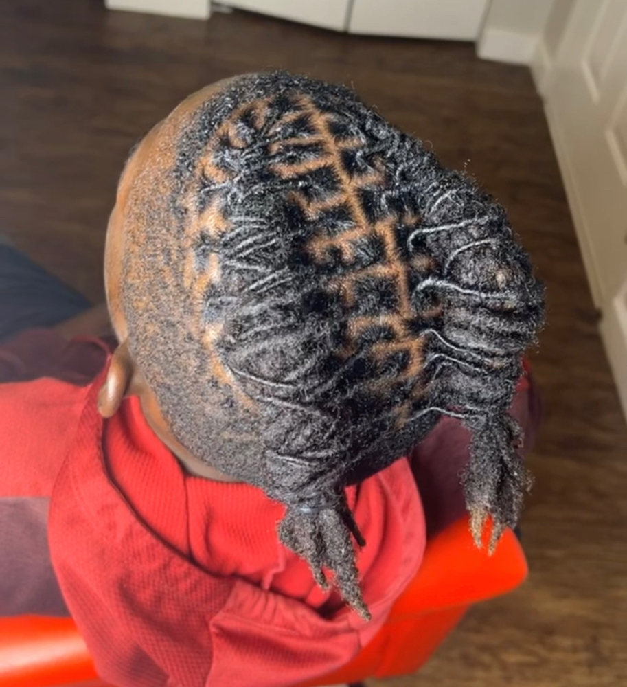 Loc Retwist + Style