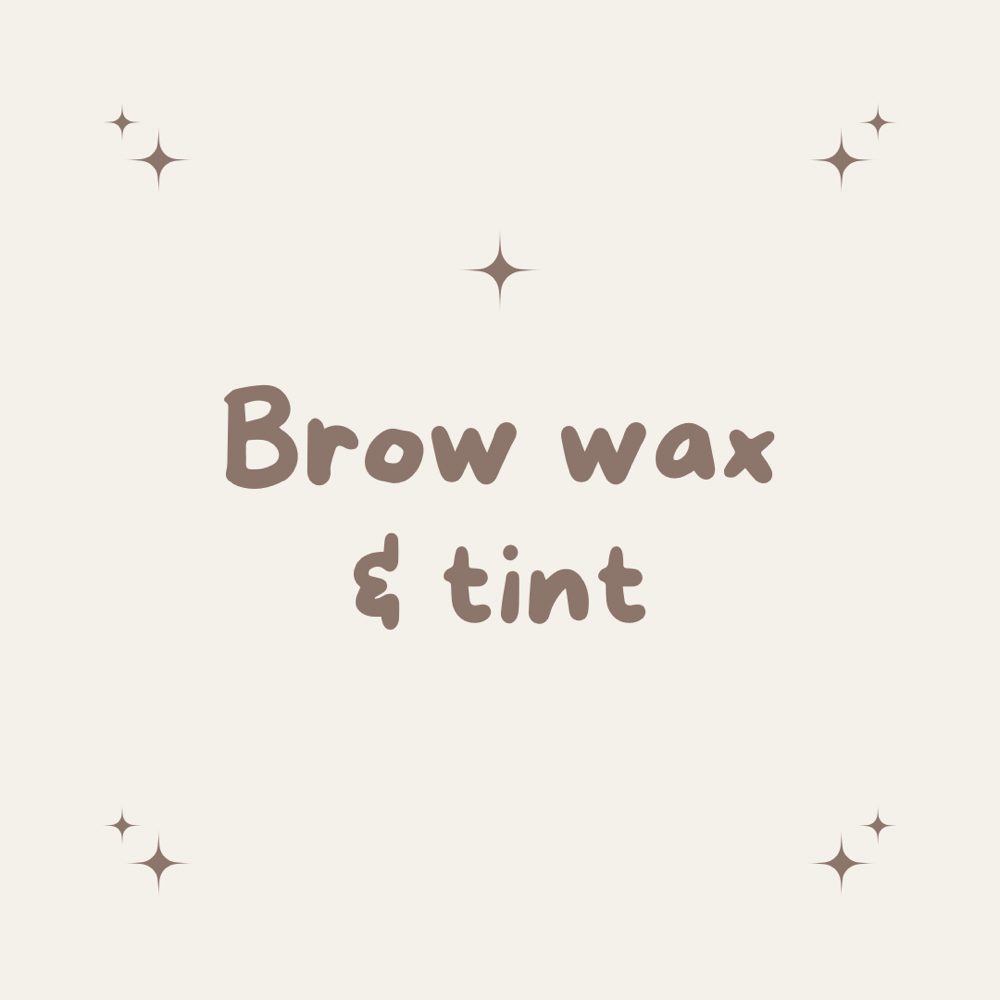 Brow Wax & Tint