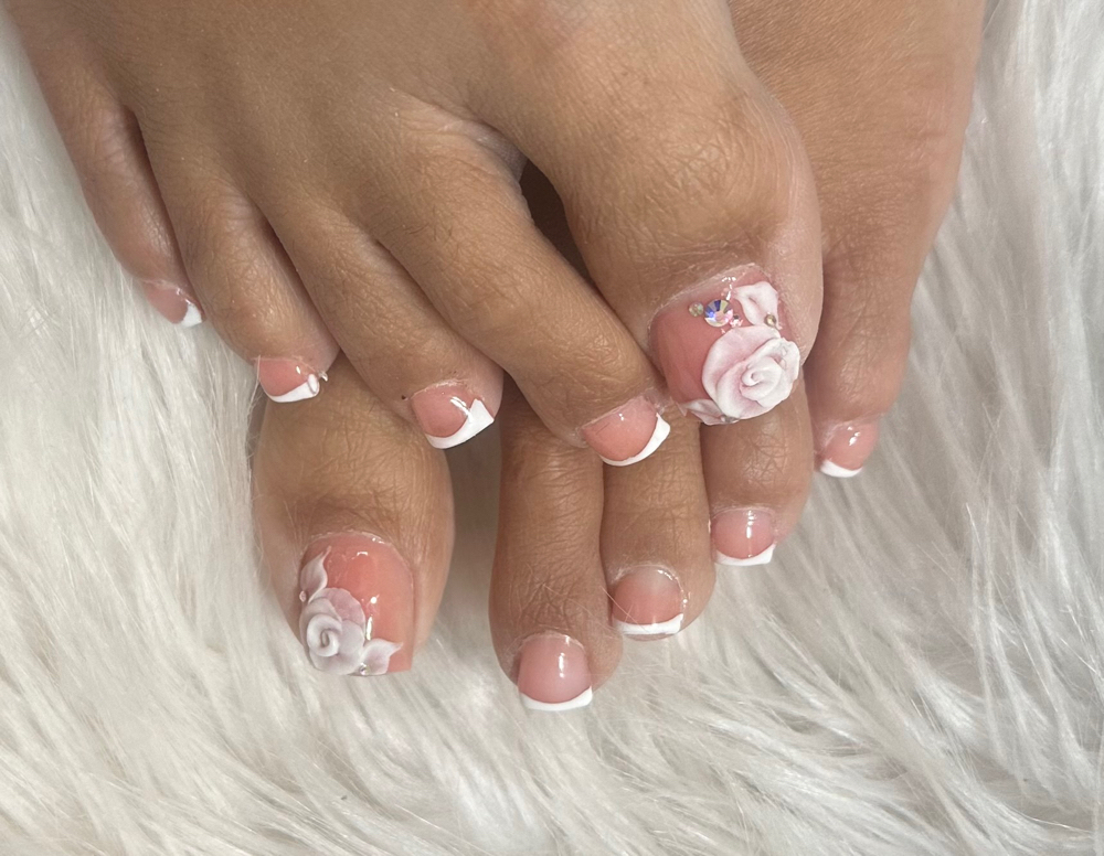 Toes Full Set Acrylic at Glam Nails By Merian in Omaha, NE