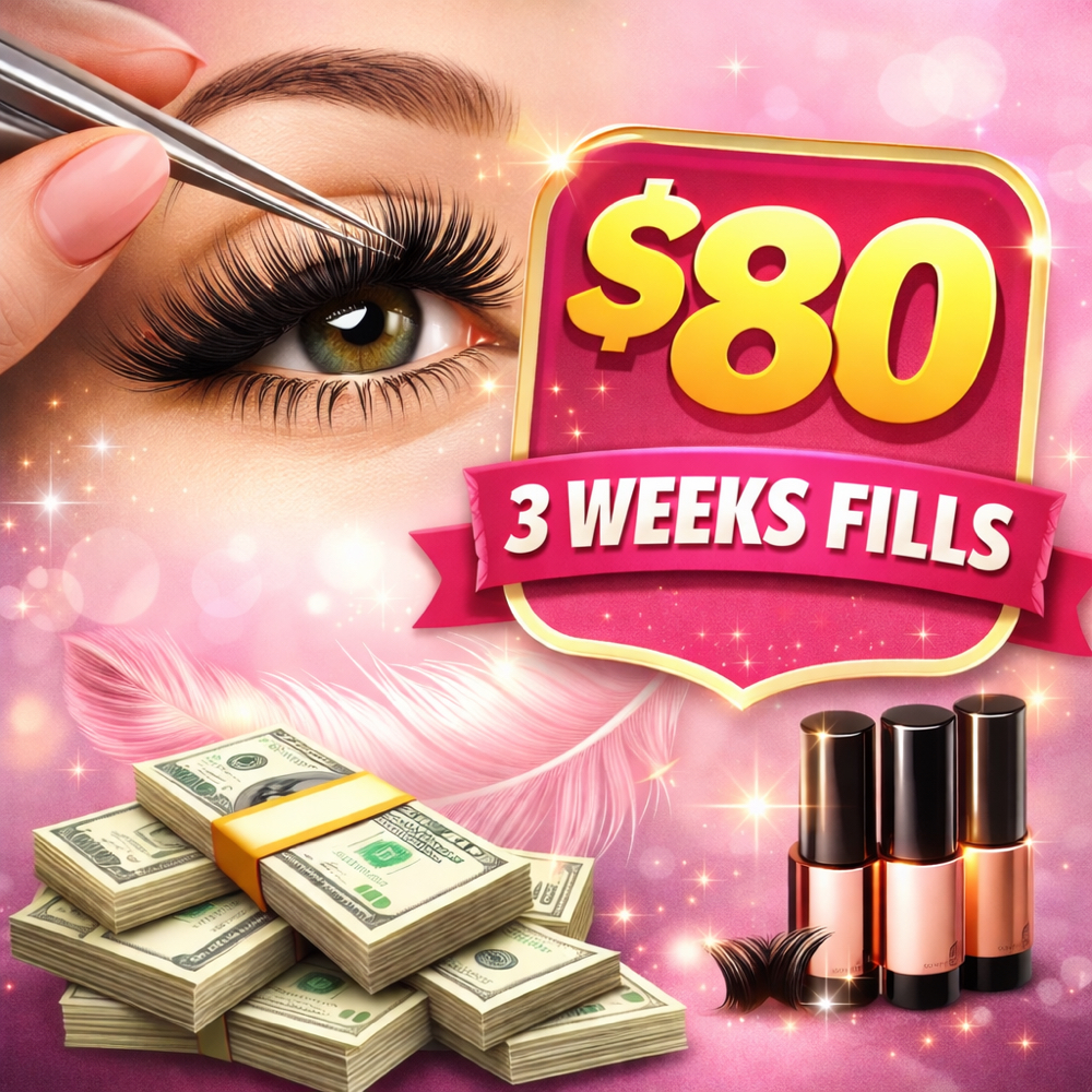 3 Week Lash Fill at Maris Lash Studio in Rockport, TX