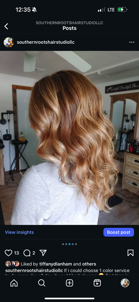 Balayage/Specialty Color at Southern Roots Hair Studio, LLC in Weaubleau, MO