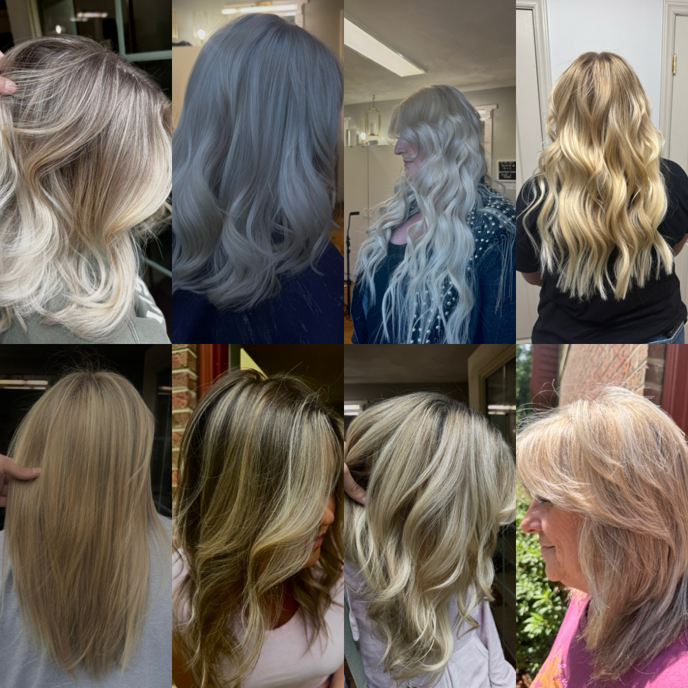 Charmed Signature Blonde at Charmed Hair Studio in Blacksburg, VA