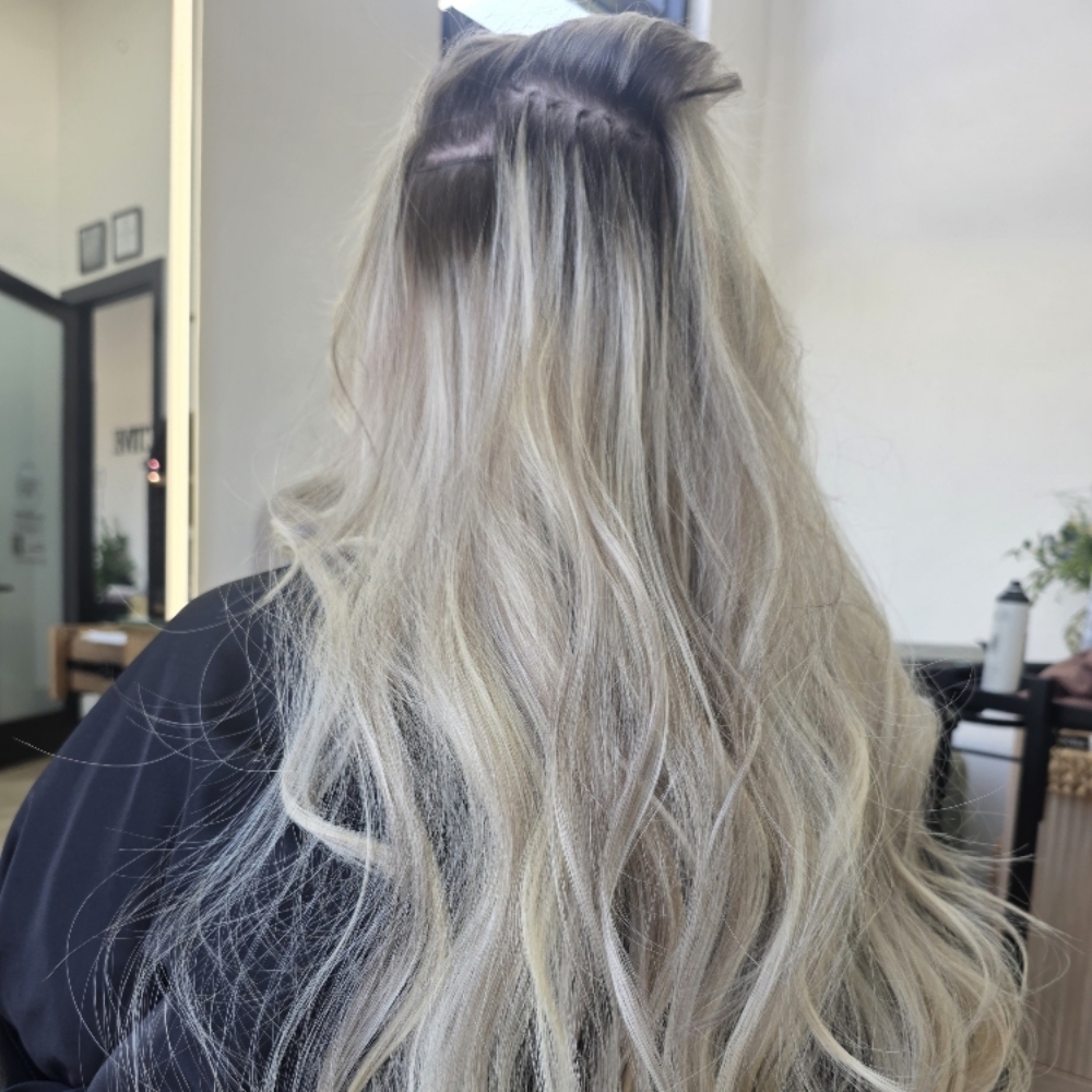 Ktip Extentions Install per pack at The Perfect Canvas Hair Salon in Katy, TX