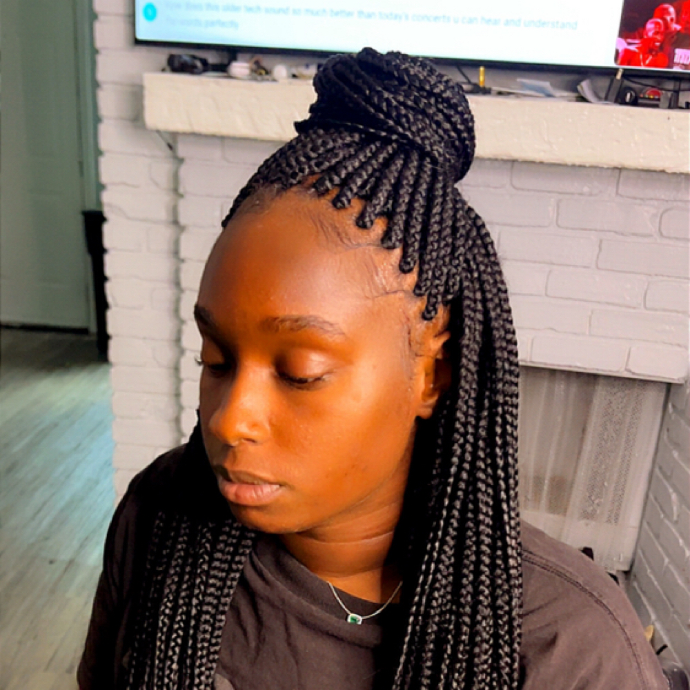 Special-Medium Box Braids at E-Money Braidz in Memphis, TN