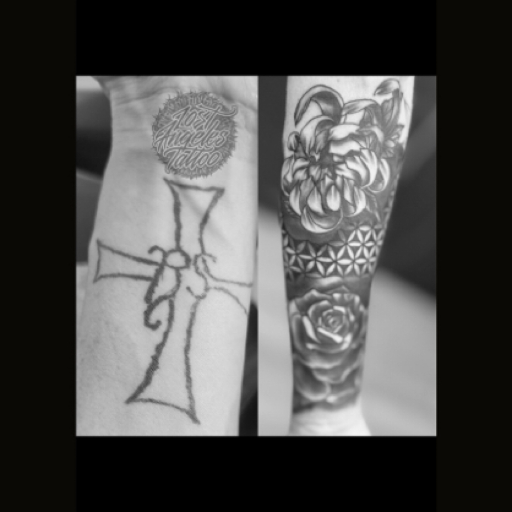 Cover up Session at Lost Angeles Tattoo in Elkhorn, NE