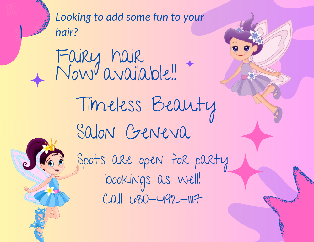 Fairy Hair Parties, Please Email