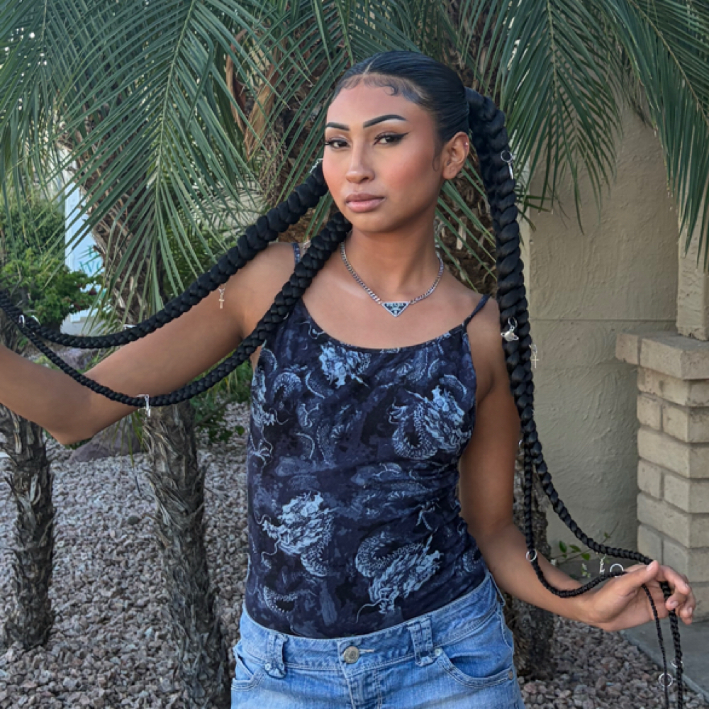 Braided Ponytail at ZeeBeauties in Scottsdale, AZ