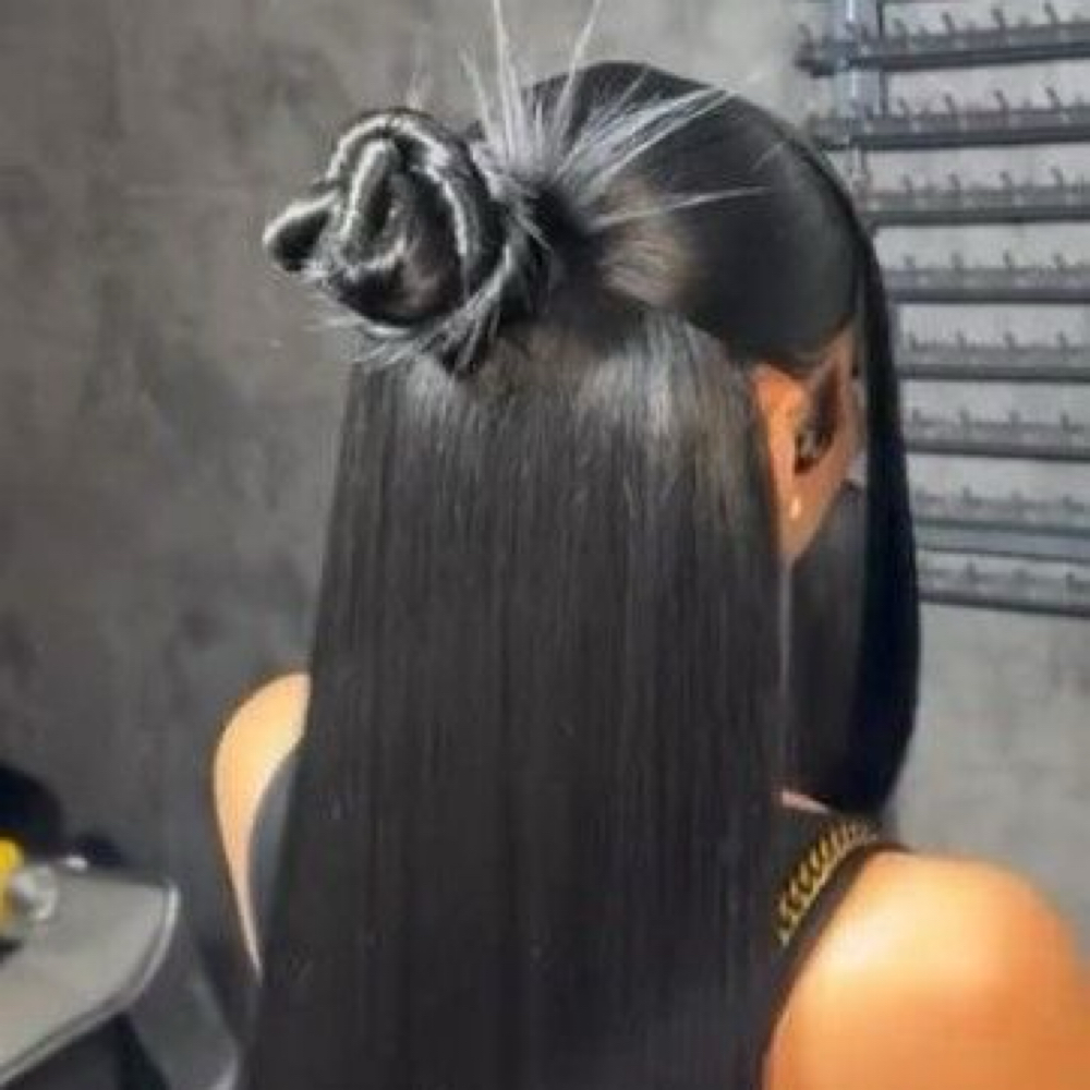 Half-Up/Half-Down Quick Weave at TheAirSaint LLC