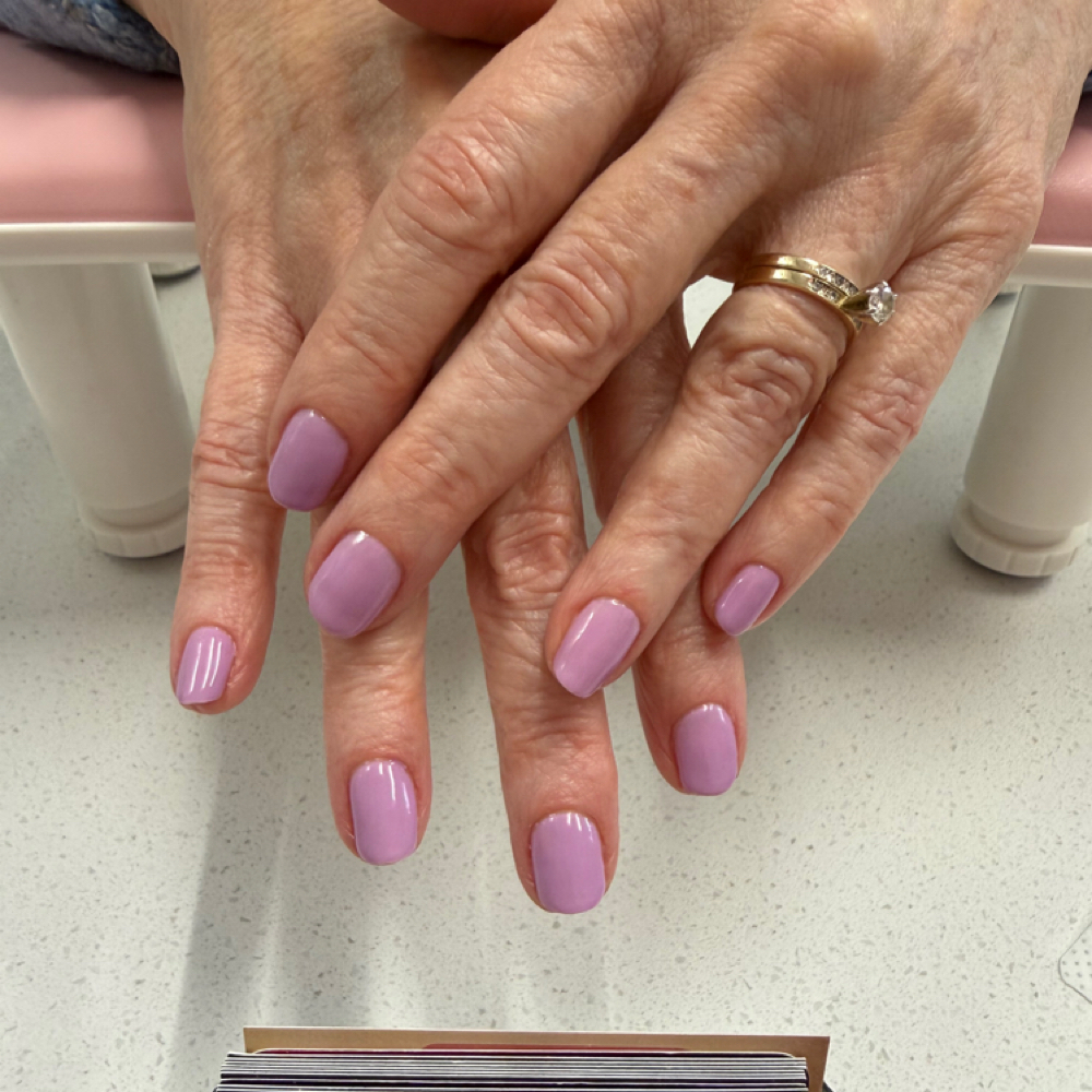 Fingers trim and file at Custom Nails By Vanusa in Natick, MA