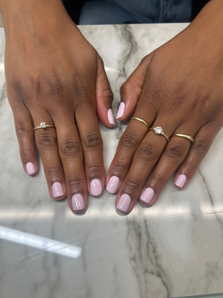 Russian Gel Manicure(on bare nails)