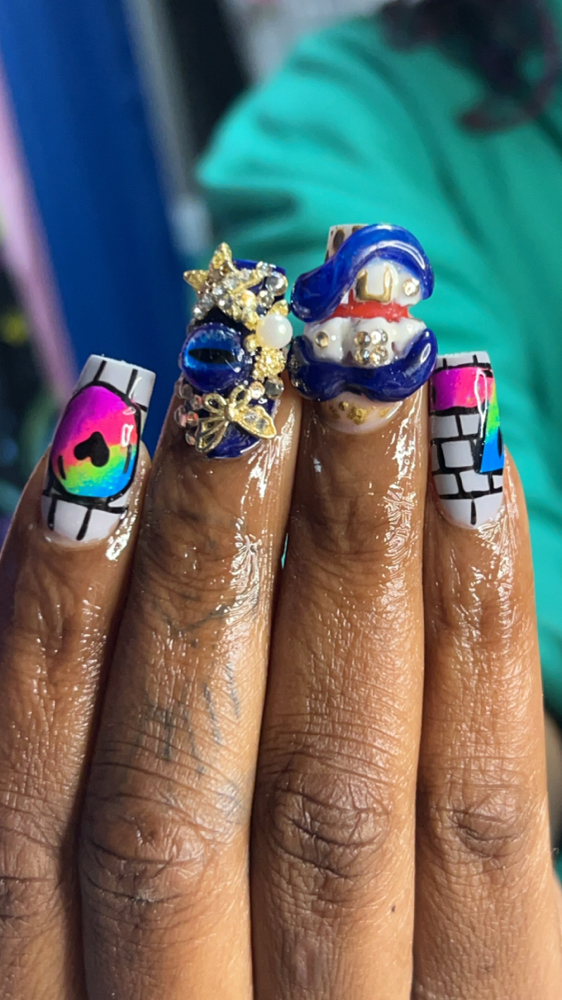 Charms,3D&More 4 Fingers