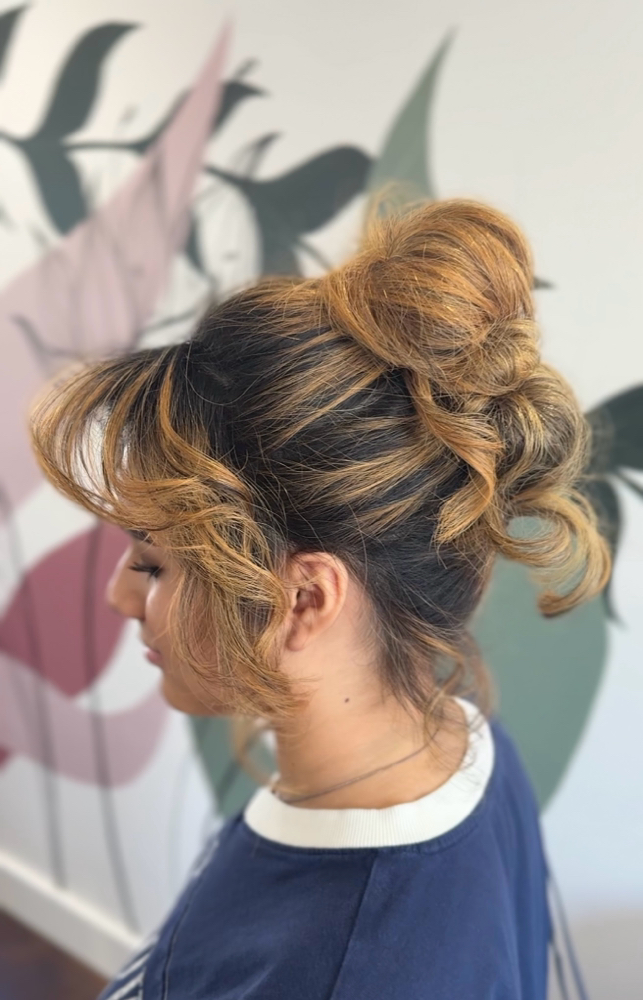 Updo at Hair by Katee in Lindon, UT