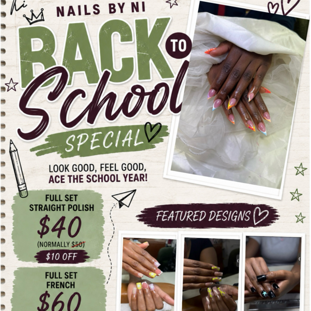 Back 2 School at Warmandcoozynails in Mount Vernon, NY
