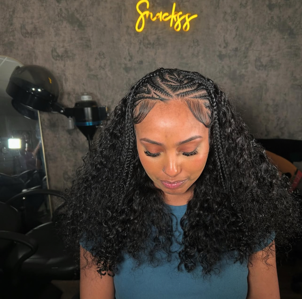 Half Braids W/ Sew In at Snatchedbysnackss in Charlotte, NC