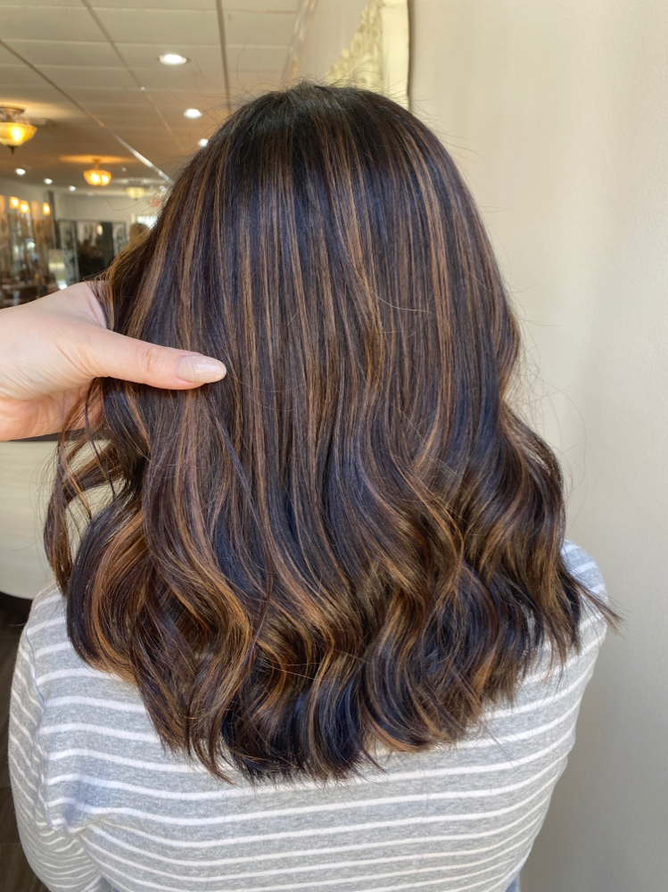 Full Head Balayage & Haircut