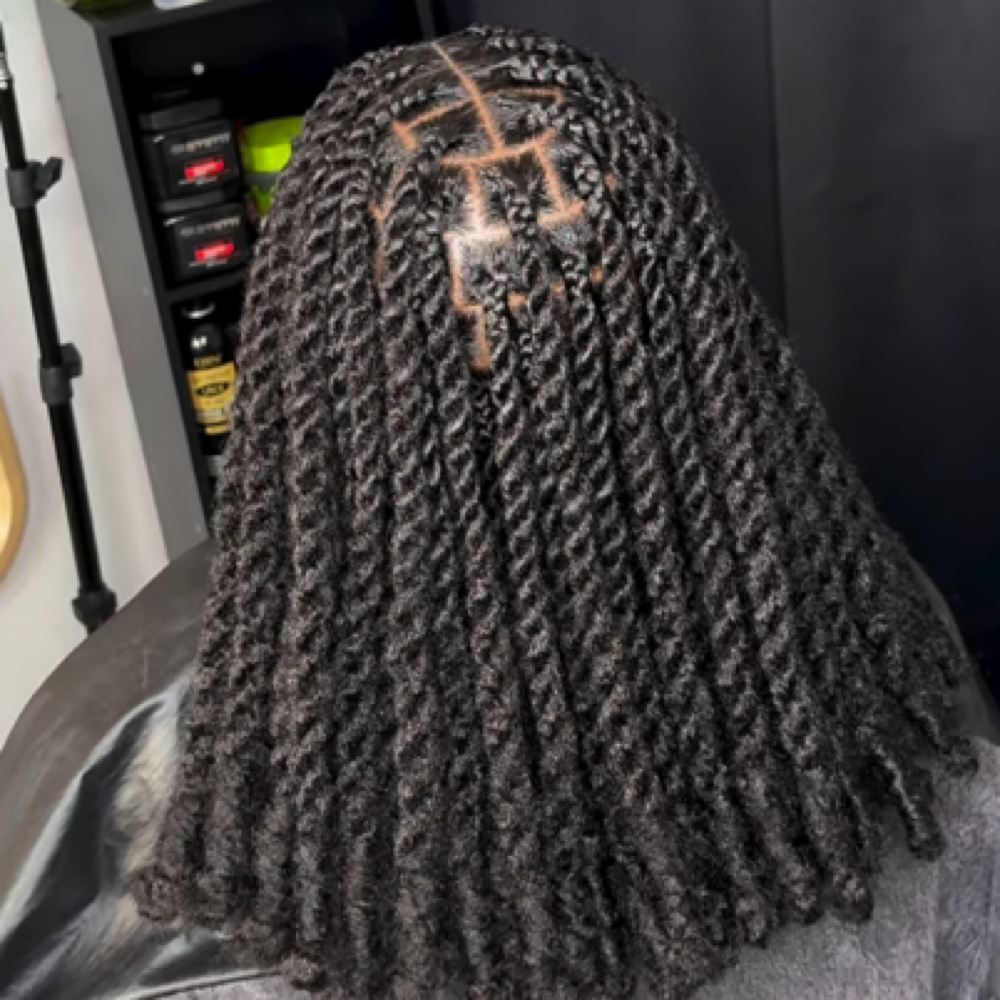 Twists at Chez Chacha Hair Braiding in Fort Collins, CO