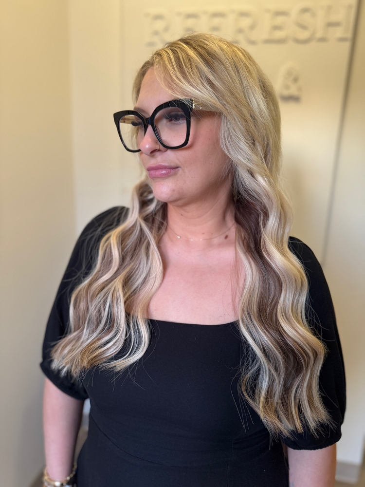 Full highlight at Refresh Hair & Lash Salon in Jonesboro, AR