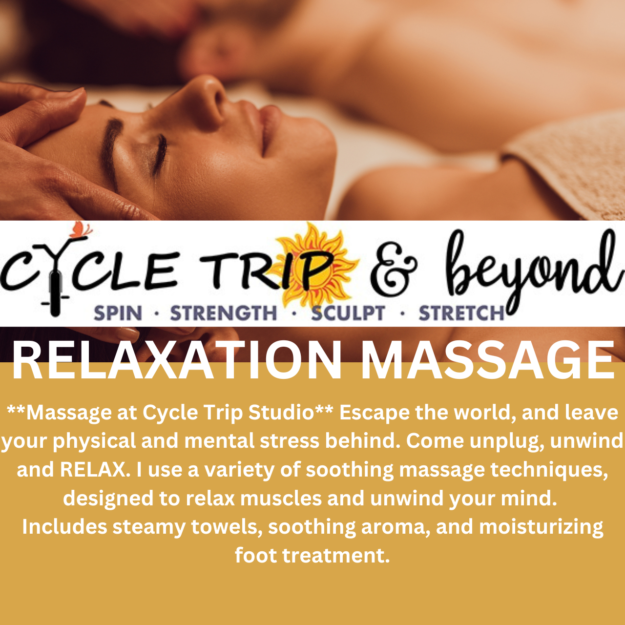 @CycleTripStudio RELAXATION MASSAGE