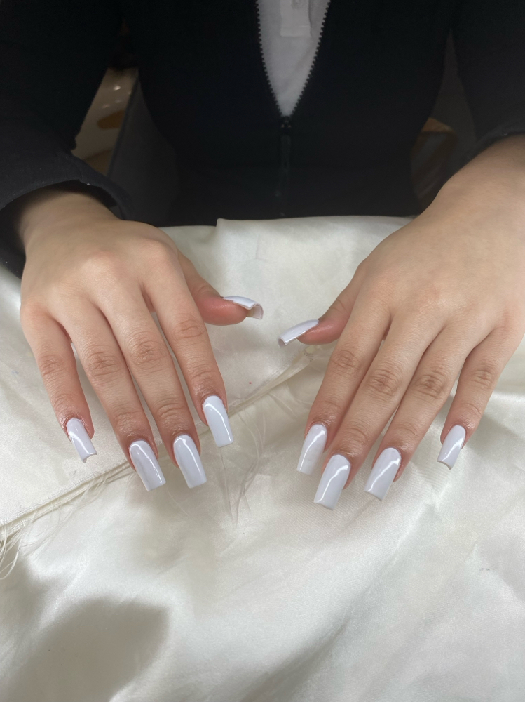 Full Set With Tips / Acrylic /