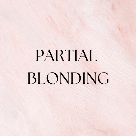 Partial Blonding