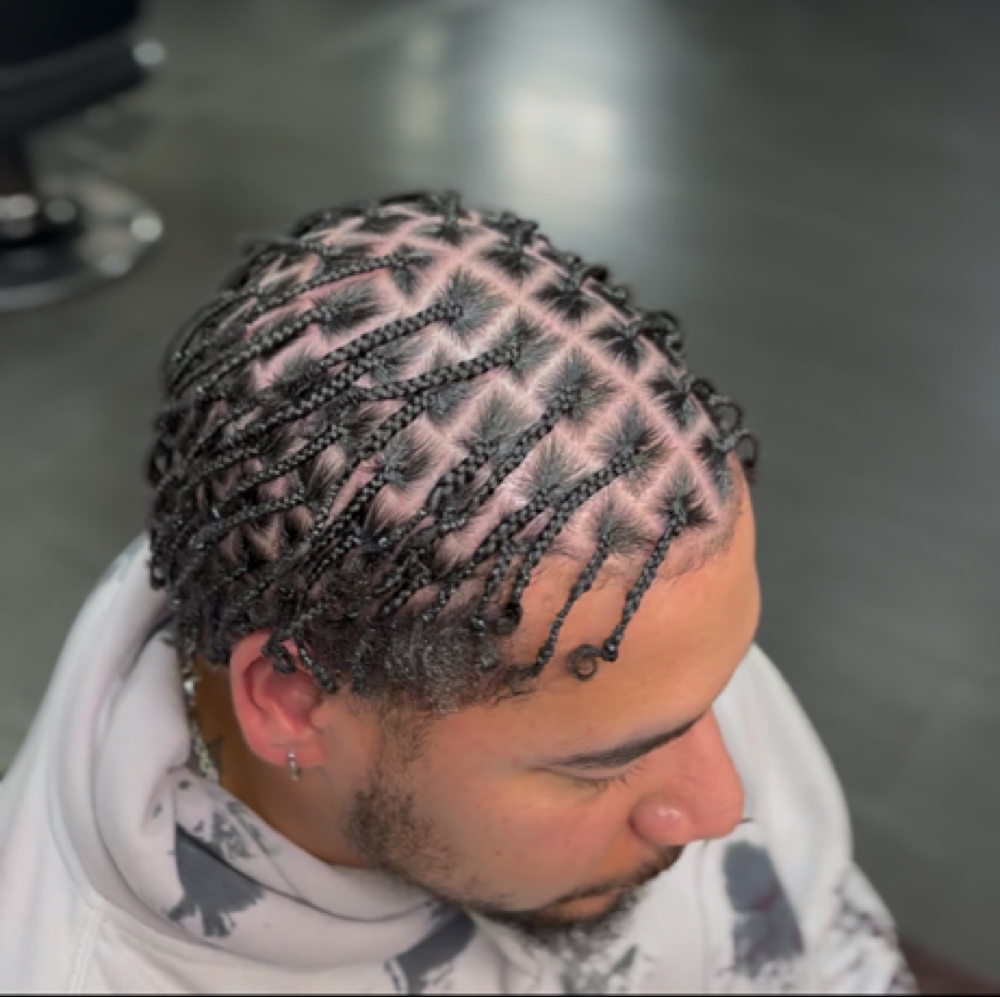 Natural Hair Box Braids at illestbraided in Fresno, CA