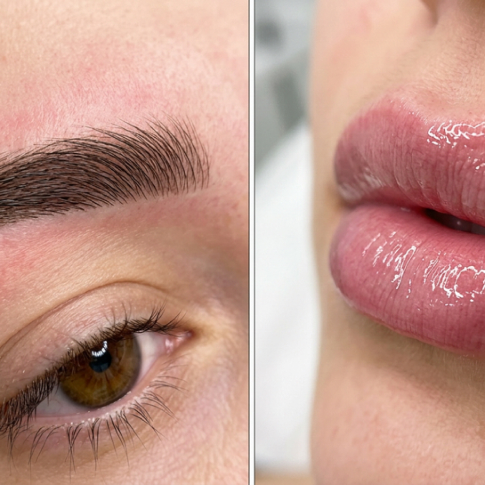 PMU Annual Color Boost (Brows/Lips) at Honey & Myrrh Collective in El Paso, TX
