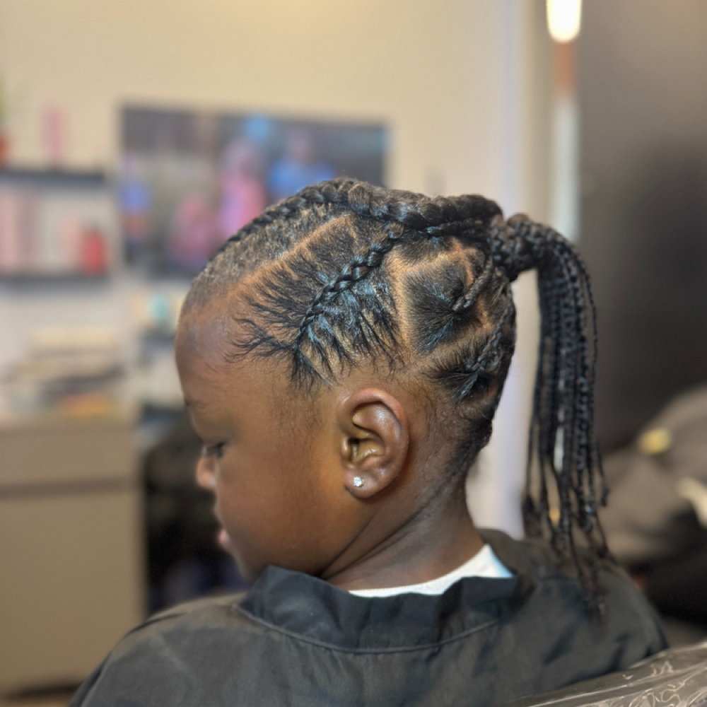 Kids Braids (10 and Under) at Hidden Beauty Studios in Charlotte, NC