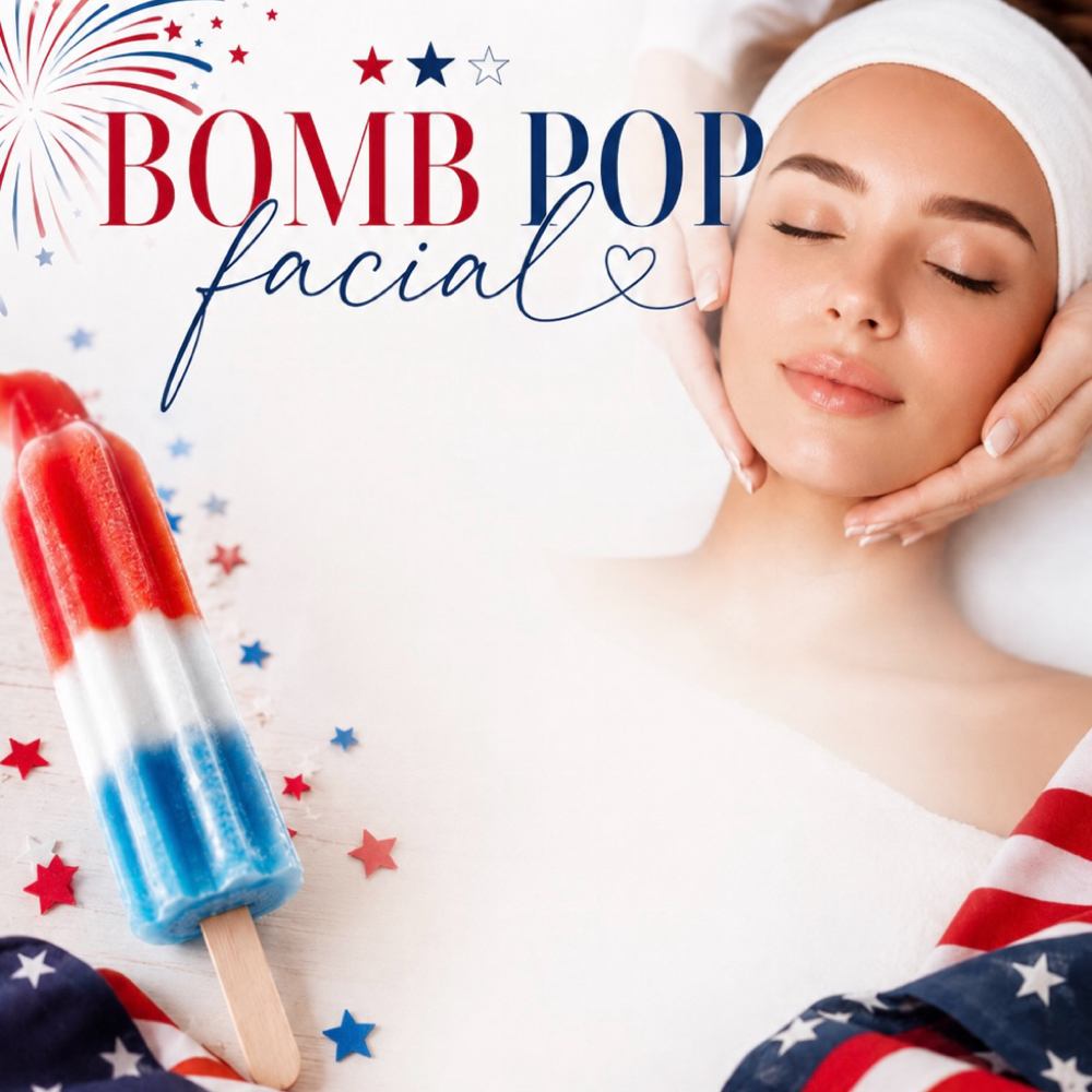 Bomb Pop Facial (not available) at Blush Nail and Lash Lounge in Titusville, FL