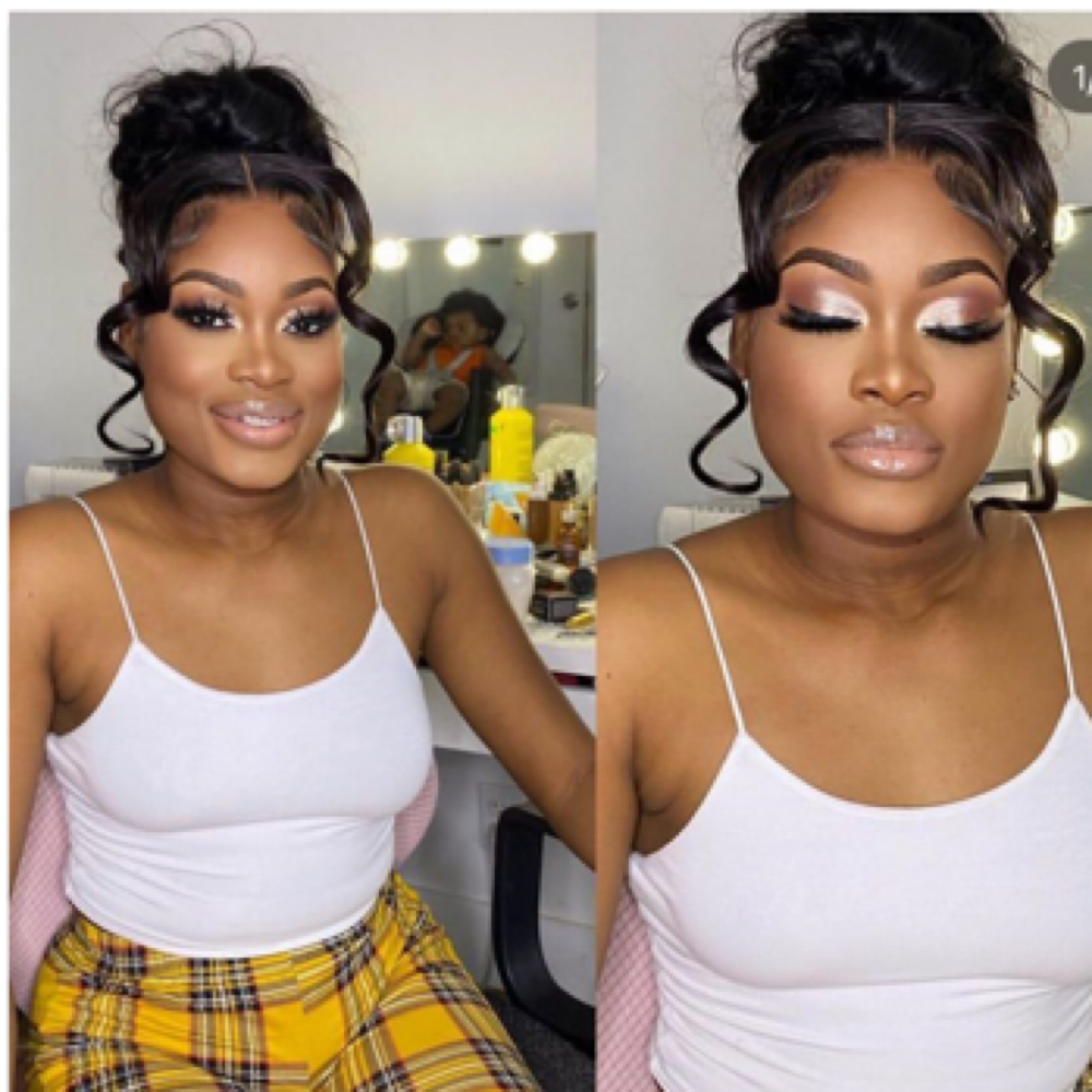 Natural Glam With Nude Eyeshadow at Naimafcosmetics .LLC