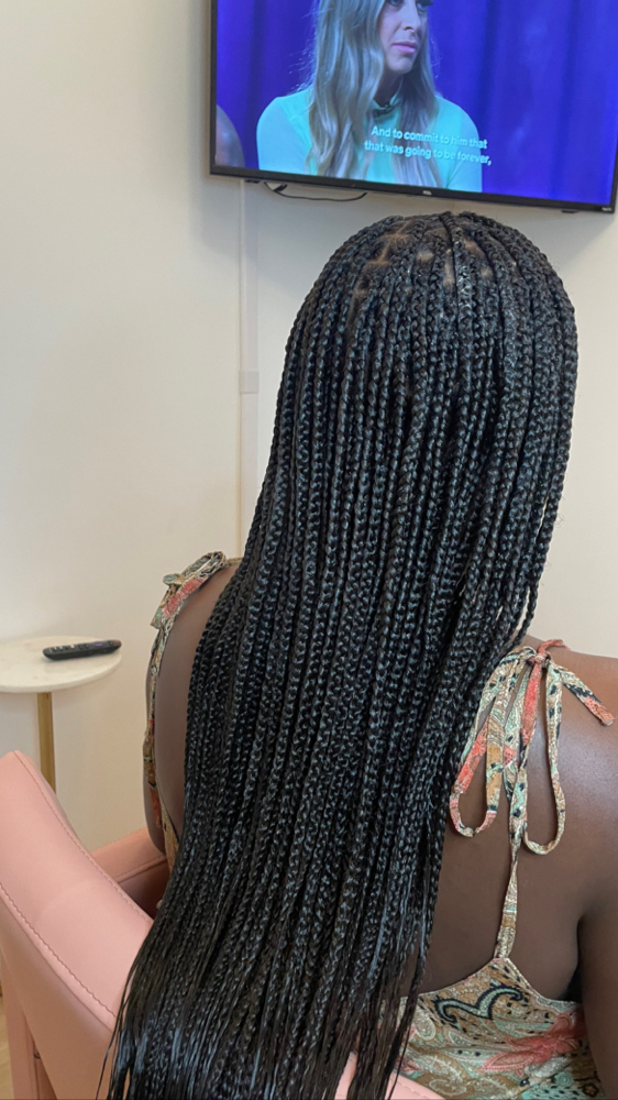 Small Knotless/ Box Braids