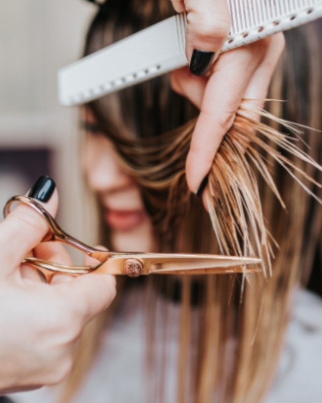 Women's Cut and Style at Ashley Marie in Centerville, OH