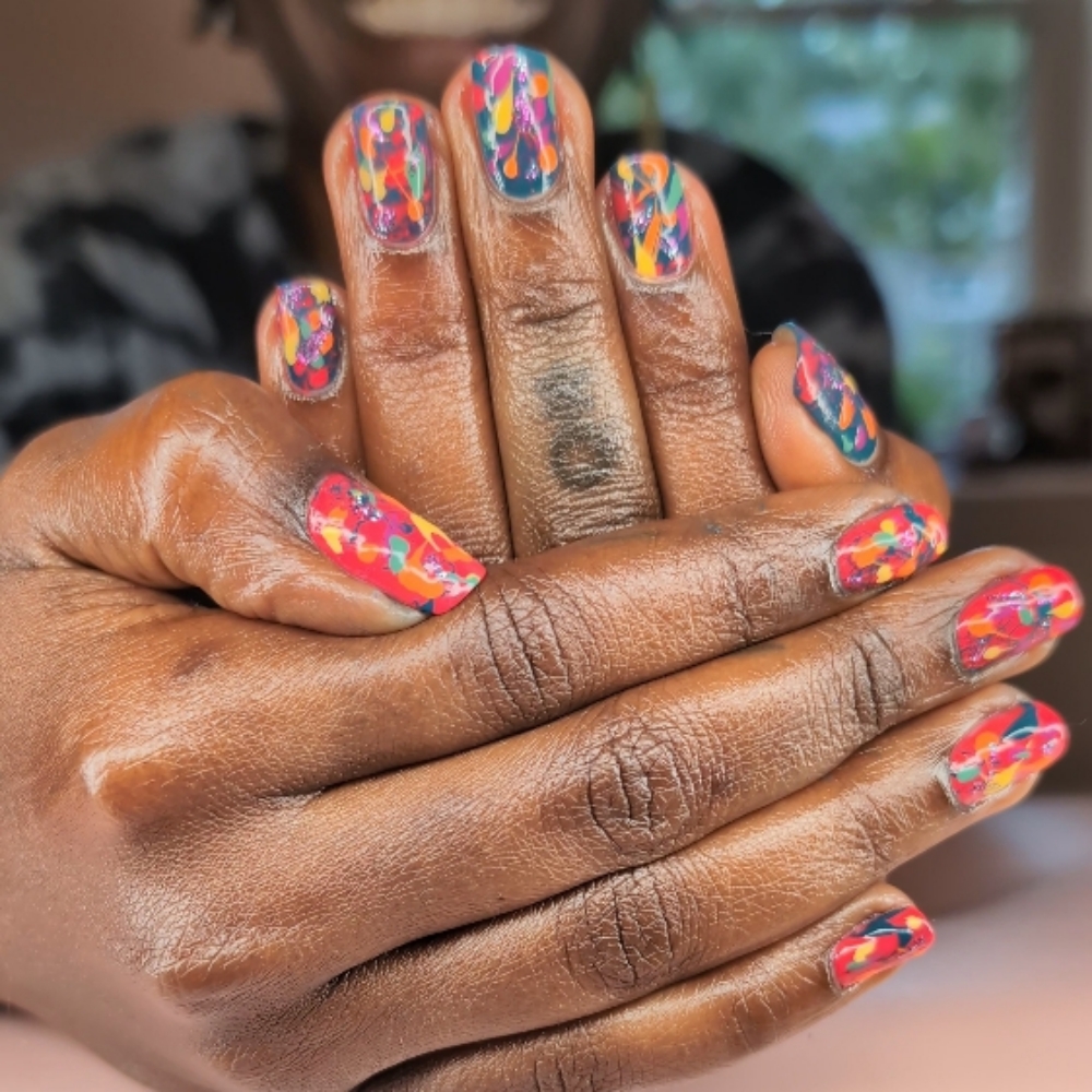 Natural Manicure at Grad Manicures Salon in Baltimore, MD