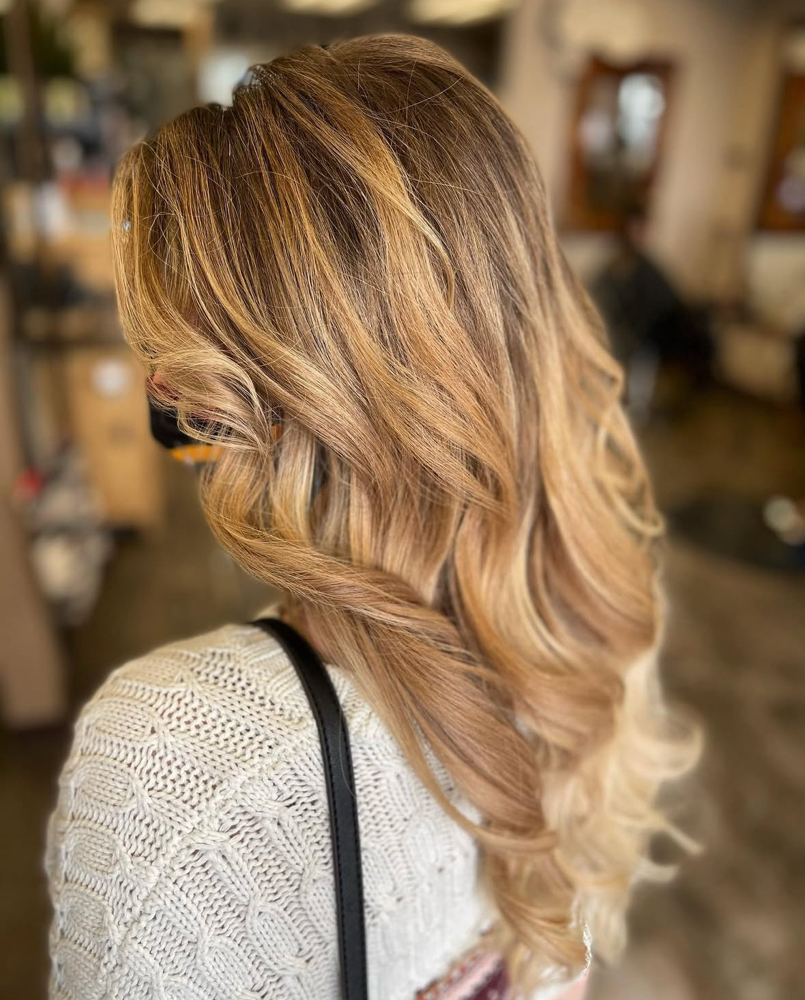 Balayage And Haircut
