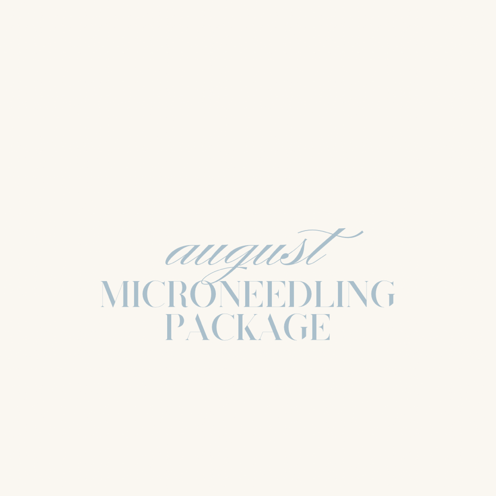 august microneedling package