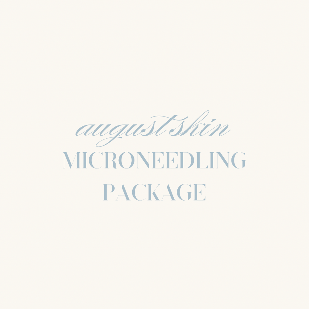 august skin microneedling package