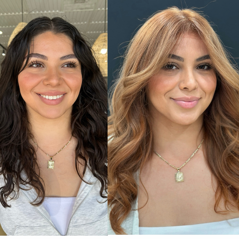 Double Process at Único Hair Studio in Fullerton, CA