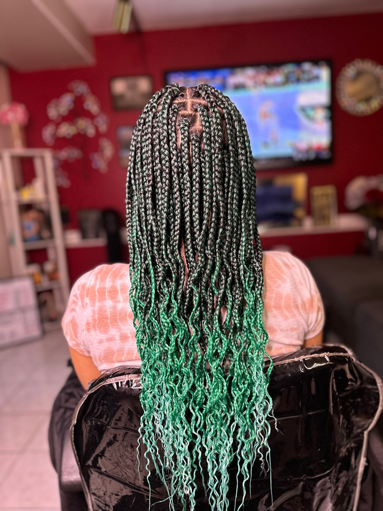 Box Braids (2packs x3 of Hair) at BraidsByNasongae in Somerset, NJ