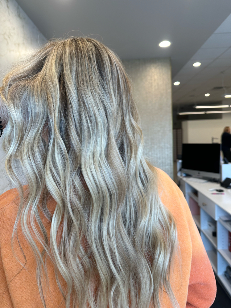 Root Touch Up & Full Highlight